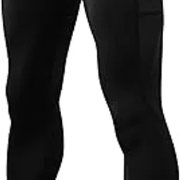 ankeer Men Sports Pants Elastic Waist Side Pockets Moisture-Wicking Stretchy Tights Running Weightlifting Athletic Leggings-picture-17