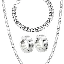 cosmo dust Men Stainless Steel Chain & Bracelet Set | | | SC-018-CC1 |-picture-56