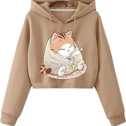beltly Crop Women Girl Causal Stylish Sweatshirt Latest Black White Lavender Beige Brown Pink 599 699 499 Under Winter Crop Hoody-picture-28
