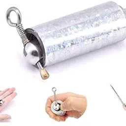 SARVYA SHOP Magic Stick Silver Appearing Cane Metal Steel Professional Trick Prop Stretchable Extendable Stick Pocket Staff Magic Wand Stick Magic Toy for Kids (1pcs)-picture-32