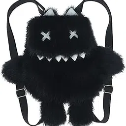 lyla Cat Backpack Lovely Casual Adjustable Shoulder Strap Fashion Animal Backpack Black-picture-48