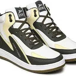 High-top Streetwear Fashion Walking Attractive Comfy Men Casual Classic Sneakers Shoe Synthetic Leather with 360 Degree Cushioning Sole Technology Sneakers Shoes for Mens-image-81