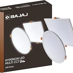 Bajaj Polycarbonate Hyperion LED Multi CCT Panel 10W Round | 10W Square & Round Led Surface Light | Modern Multicolor Lights For Living Room, Bedroom And Hall (Pack Of 1)-picture-24