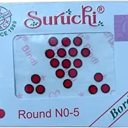 Traditional Border Outline Bindi Pack of 6 Size 5-picture-24