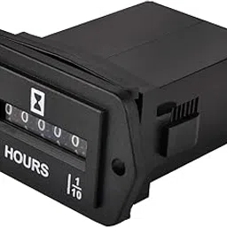 HonorMeet Analog Hour Meter,AC 110V to 250V,Total Hours for Maintenance,Data Storage for Lawn Mower Generator Tractor RV Motorhome Air Compressor. (Diamond-AC)-picture-23