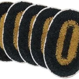 VSTUCART Cotton Oval Doormat, Machine Washable, Soft Mat for Bathroom Kitchen Entryway, Medium Pile, 33x51 cm, Multicolour (Pack of 5)-picture-26
