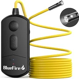 BlueFire 1200P 90° Wide Angle Semi-Rigid Inspection Camera 2 MP HD WiFi Borescope Snake Camera Zoomable Focus 2200mAh Battery Wireless Endoscope for Android and iOS Smartphones, Tablets (11.5FT)-picture-37