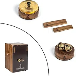 Hype String Wooden Cajon Attachments Set, Lightweight Percussion Accessories-picture-17