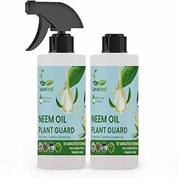 LoveLeaf Cold Pressed Neem Oil for Plants (3000 PPM) - 250ml | Water Soluble Organic Neem Oil Spray for Pest & Fungus Control | Safe for Vegetables, Roses & Indoor Plants (Bottle+Spray)-picture-18