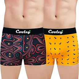 coolzy Cotton Spendex Fabric Altra Soft Trunk Printed Underwear Pack of 2-picture-39