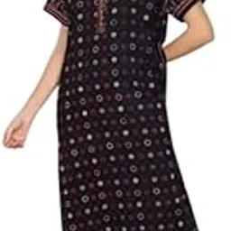 Women Cotton Floor Length Nighty-picture-26