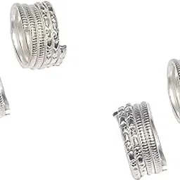 Adhira's Silver Adjustable Daily Used Toe Rings/bichiya/jodavi For Womens(SILVER187 2 pair)-picture-17