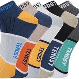 tendsy Ankle Socks for Men & Women | Multicolor | Pack of 5 Pairs | Cotton Socks, Free Size, Everyday Wear, Soft & Comfortable-picture-28