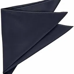 sa style along Style Along Dark Navy Blue Premium Mens Solid Micro Fiber Silk Satin Pocket Square Wedding Handkerchiefs-picture-31