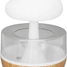 APURK Rain Cloud Humidifier Water Drop Mushroom lamp Raining Cloud Night Light Desk Bedside Cloud Lights for Sleeping Relaxing Mood with Essential Oil Diffuser(pack of 1) Multicolor-picture-10