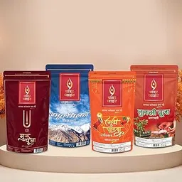 Power Point Amrut-Milan,Gudi-Padwa,Guru-Pooja,Tulsi-Pooja Incense Stick Zipper Pack Set of 4-image-46