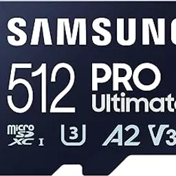 SAMSUNG PRO Ultimate microSD Memory Card + Adapter, 512GB microSDXC, Up to 200 MB/s, 4K UHD, UHS-I, Class 10, U3,V30, A2 for Action Camera, Drone, Gaming, Phones, Tablets, MB-MY512SA/WW-image-80