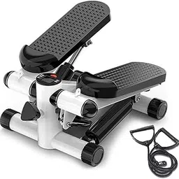 Mini Stepper Trainer Adjustable Height Stepper Exercise Machine with Resistance Bands and LCD Monitor Air Climber Stepping Fitness Machine-image-28