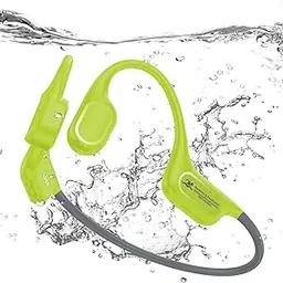 Bone Conduction Swimming Headphones Underwater, Waterproof Earbuds, Bluetooth Open Ear Swim Headphones with Built-in 32G Memory Card Sport Earbuds for Swimming-image-24