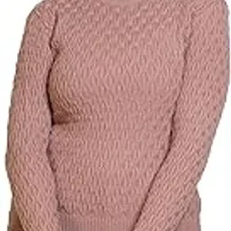 leza Winter Wear Round Neck/Full Sleeve/Soft and Warm/Cotton Acrylic Trendy Sweater for Women's and Girls-picture-33