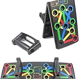 FAGVA 15 In 1 Push Up Board for Men, Pushup Bars, Push Up Board Game, Push up Stand | Chest workout equipment For Men & Women | Push Up Bar For Home Gym-picture-19