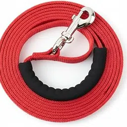 Premium Dog Leash, Black Nylon with Metal Clasp, Strong Durable Training Lead for Walking and Control (RED)-picture-29