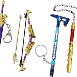 gulli bulli UNSHARPED METAL KATANA KEY (Game Ontments Keychains) - MULTICOLOR - Pack of Any 2-picture-18