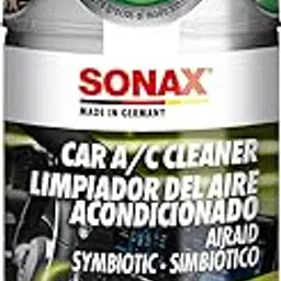 SONAX Air Aid CarA/C & Vent Cleaner | Symbiotic 100 ml | Green Lemon Fragrance | Remove Food, Pets & Other Foul Smell in the Vehicle | Quick Action Car Odour & Air Freshener Spray-image-1