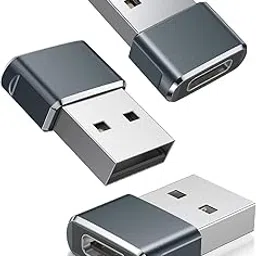 CRAYOTALK USB C Type C Adapter Plug, Type C Female to USB A Male Charger Charging Cable Adapter Converter Compatible for i-Phone 16 15 14 13 Plus Pro Max Mini/11/10/XR/XS/SE 2020, iPad Air (3 Pack)-image-88