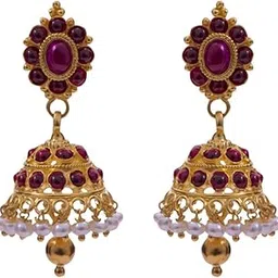 joyalukkas 22k Metal Gold Stud Earrings for Women-picture-38