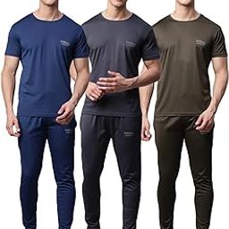 mack jonney Men Polyester Blend MACK Jonnney Dryfit Solid Lycra Tracksuit Co-Ord Sets (Pack Of 3)-Dryfit_T_D10_Blu_Gry_L.Gry_06-P-picture-30