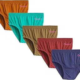 clever creations Girls Underwear - 5 Pack,Multicolour,So Soft - Premium Cotton Kids Panty-picture-33