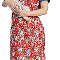 Womens Pure Cotton Feeding/Nursing/Maternity Dress for Pregnancy. 759-image-49