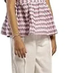 say White Color Round Neck Pure Cotton Floral Sleeveless Night Suit for Kids-picture-14