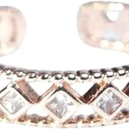 | Round Ring Latest Fashion Stylish Trendy Rings for Women, Girls Golden-Color-image-0