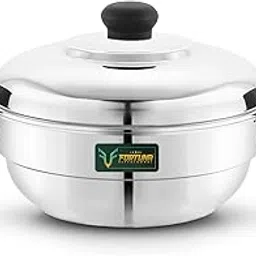 Fortuna Idli Steamer Stainless Steel | 2 Plate, 8 Idlis | Idli Pot/Idli maker stainless steel, Gas & Induction compatible | Small idli maker | Multi Kadai (8 Idly)-picture-50