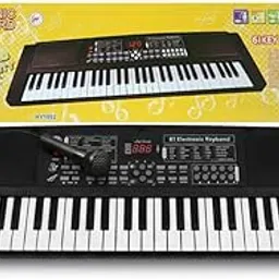 Ninos Worlds 61-Key Electronic Keyboard Piano for Beginners, Portable Music Keyboard with Built-in Speaker, Microphone, USB Power, Educational Musical Instrument Gift for Children-picture-34