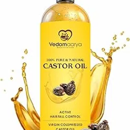 Castor Oil 100ml | 100% Pure & Natural Virgin Cold Pressed Oil for Hair Growth, Skin & Eyelash Care | Chemical-Free Hair Fall Control & Moisturizing Oil-image-60