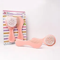 THE LITTLE LOOKERS Grooming Comb & Brush Set for Babies/Infants/Toddlers/Newborns (Pink')-picture-38