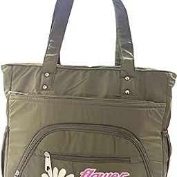 yatee Girls Tote Bag - Shoulder Handbag for Women & Teenagers, Stylish Travel & College, office with Zipper Compartments Tote for Women | Zipper Handbags | Multiple Pockets image 1