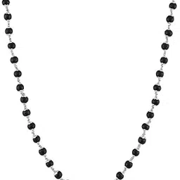 Unisex Spiritual Traditional Casual 8mm K@rung@li Beads Silver Mala Ebony Wood Malai For Protection Stress Relief, Healing Wealth Peace Prosperity And Positive Energy-picture-10