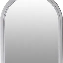 Victor Enterprise White 12x16 Inch Arch Shape Plastic Portable Beauty Makeup Mirror for Bathroom, Dressing Table/Shaving/and for Wall Mount-picture-12