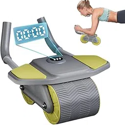 Convertible Ab Wheel Roller with Large Knee Mat for Core Abs Rollout Exercise. Double Wheel Set with Dual Fitness Strength Training Modes at Gym or Home, Yoga Wheel-picture-40