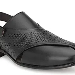 egoss Luxe Premium Genuine Leather Peshawari Sandals For Men-EG-6807-picture-28
