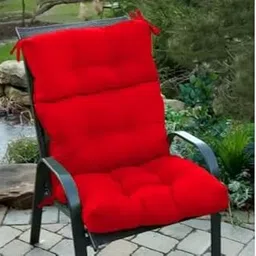 Velvet Long Chair Pad Seat Cushion for Home, Office, Garden, Outdoor, 86 x 45 cm Microfibre Solid Chair Pad Pack of 1 (Red)-picture-20