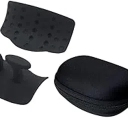 MERISHOPP 2Pcs Weight Lifting Grips Hand Protection for Gym Training Exercise Dumbbell Black-picture-15