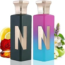 NASEEM Lost in the Woods & Purple Blue Aqua Perfume N-Series | Subtle Eau De Parfum for Men & Women | Long-Lasting Non-Alcoholic Citrus | Floral & Sandalwood Scent (Combo - 75ml Each)-picture-58