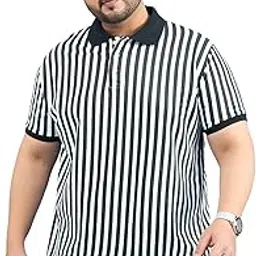 Men's Regular Fit Striped Polo Tshirt-image-4
