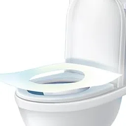 Disposable Toilet Seat Cover Set | Hygienic Travel Toilet Seat Covers | Waterproof, Biodegradable, Flushable & Portable Seat Protectors for Public Restrooms & Outdoor Use | Pack of 5-image-25