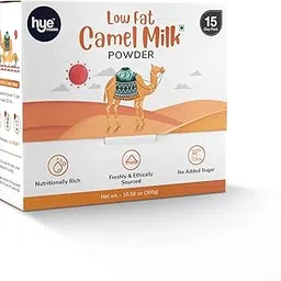 HYE FOODS Low Fat Camel Milk Powder 15 * 20gm | 300gms-picture-32